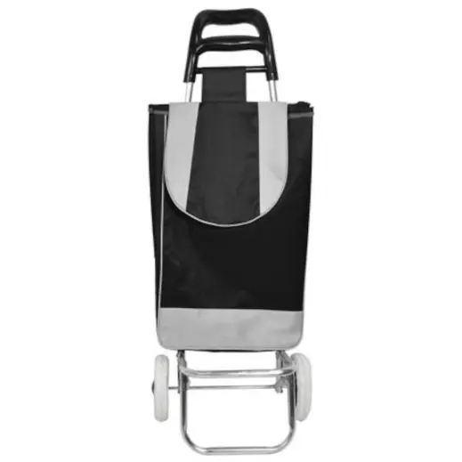 Shopping Trolley Bag Black Front